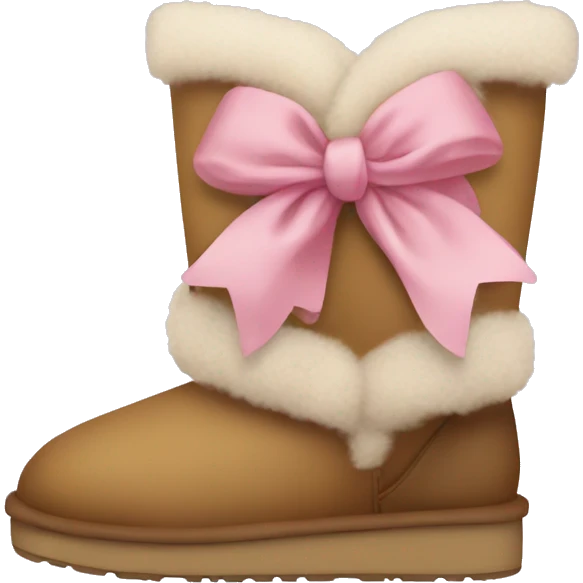 Cute uggs with bows emoji