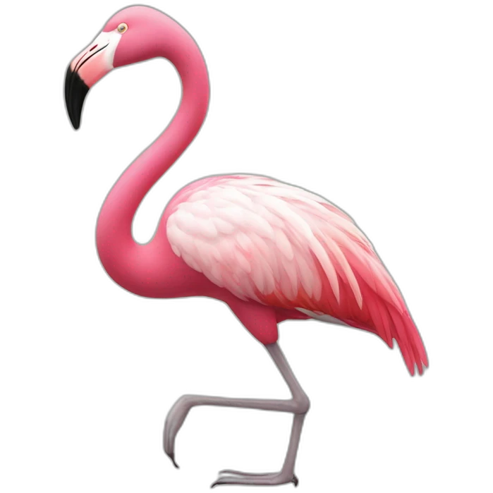 Flamant rose emoji
