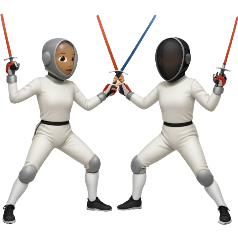 fencing with epees emoji