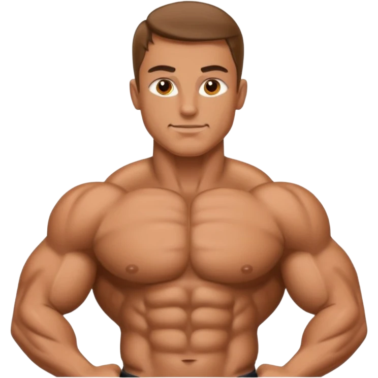 Body builder man emoji
