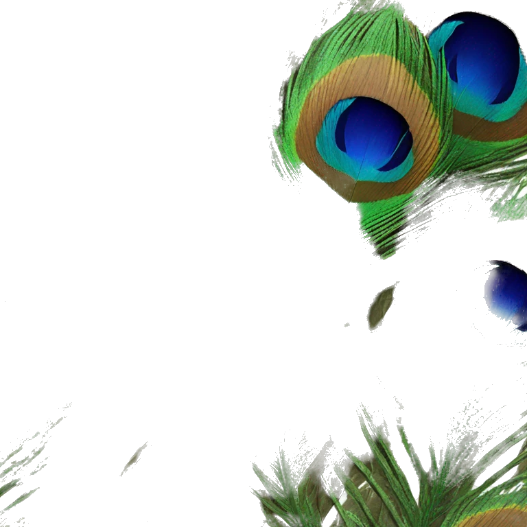 peacock feather emoji
