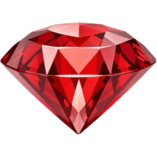 red shiney diamond emoji emoji