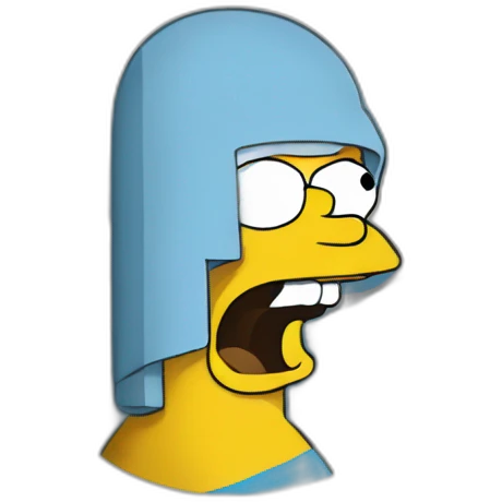 Homer simpson argentina flag emoji