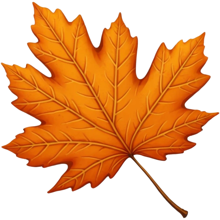 Hoja de otoño  emoji