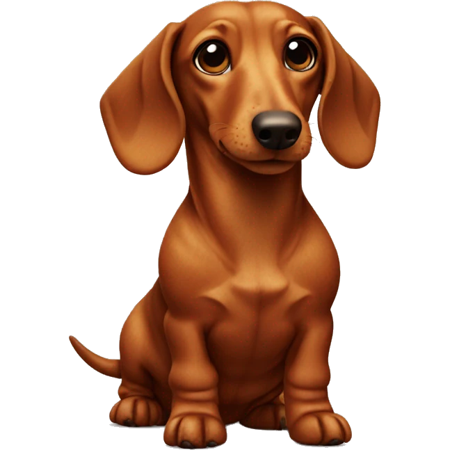 Gingerbread dachshund  emoji