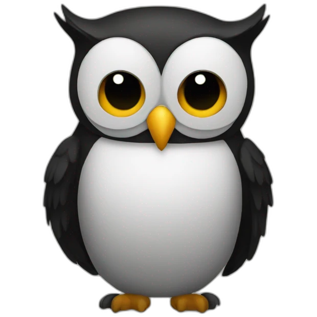 blacksuit owl emoji