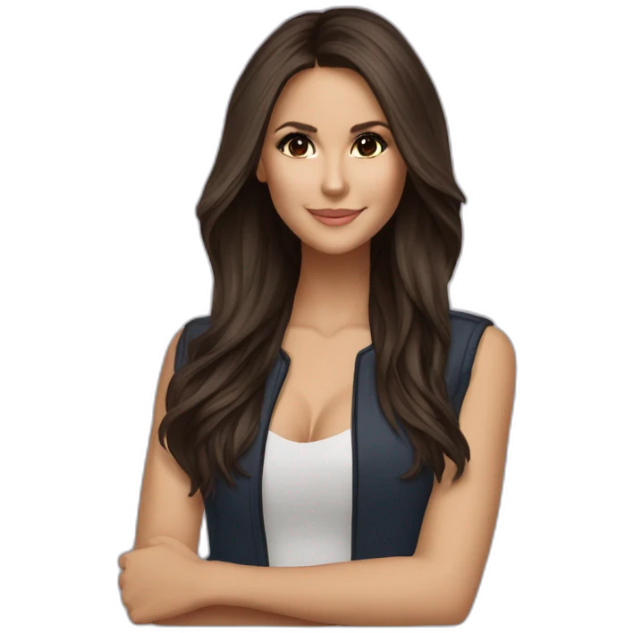 nina dobrev emoji