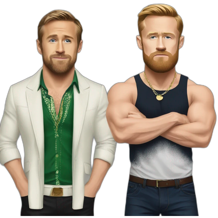 Ryan gosling and Conor mcgregor emoji