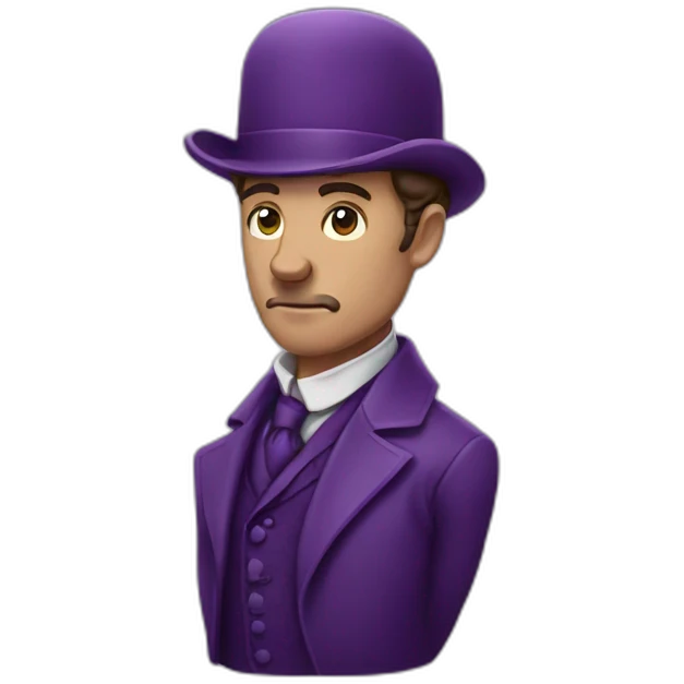 purple sherlock holmes emoji
