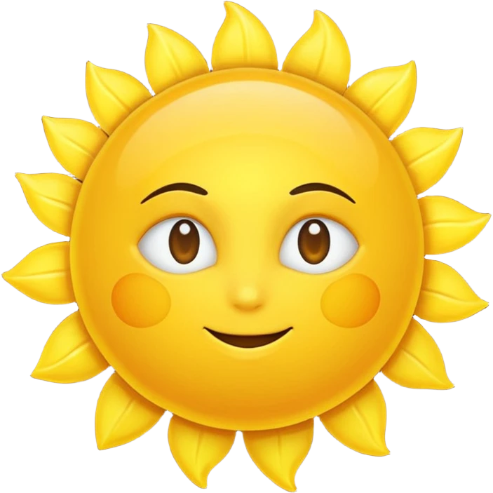 Sun emoji