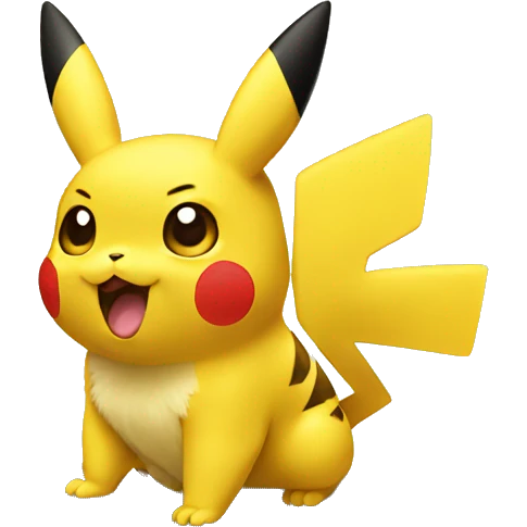 Pikachu working emoji