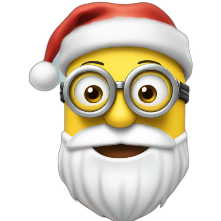 minion as santa emoji