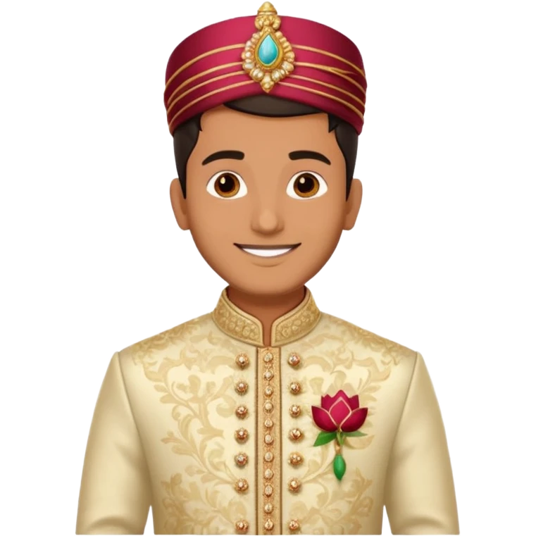 groom sherwani attire emoji only emoji