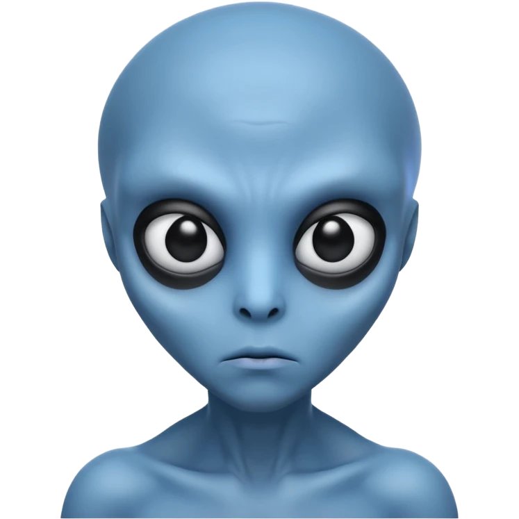 Alien triste  emoji