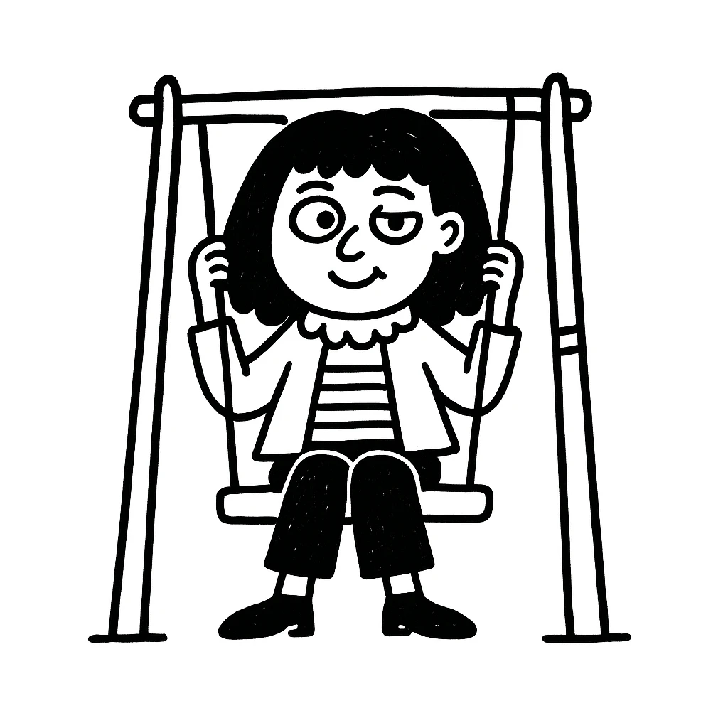 Make the lazy eye more obvious in the style of notion style hand drawn doodles. Keep the doodle style but note that doodle style does not support text editing, so use a general style editor while respecting the doodle look. emoji