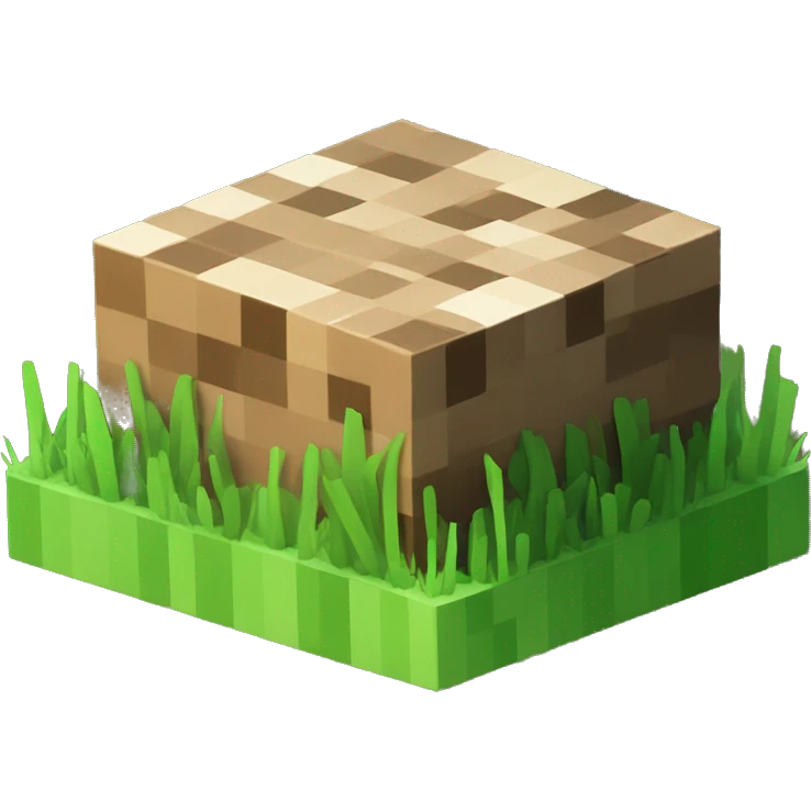 minecraft grass block emoji
