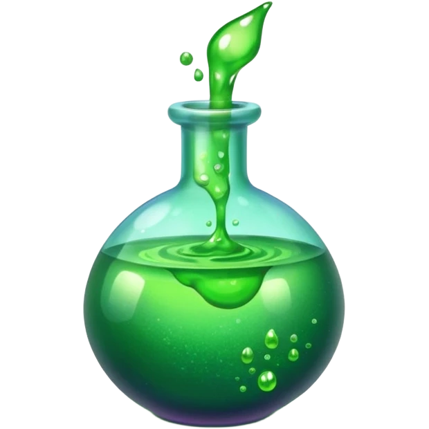 glitter toxic potion
 emoji