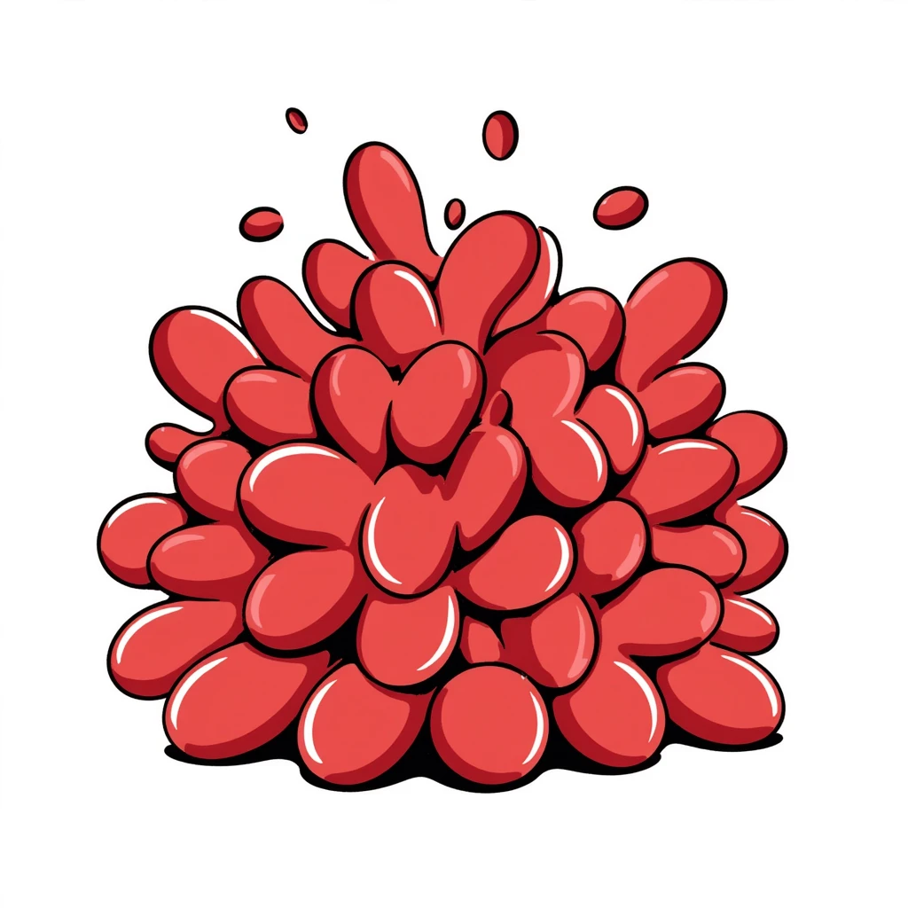 red blood cells emoji