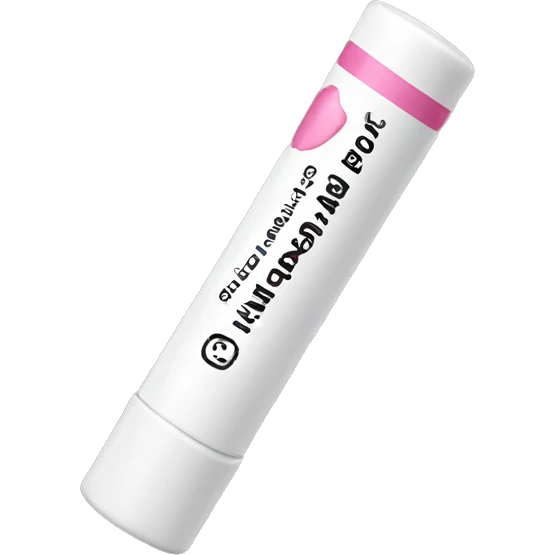 lip balm with label emoji