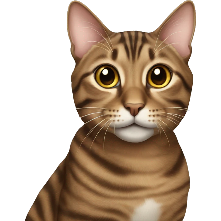 brown tabby cat emoji