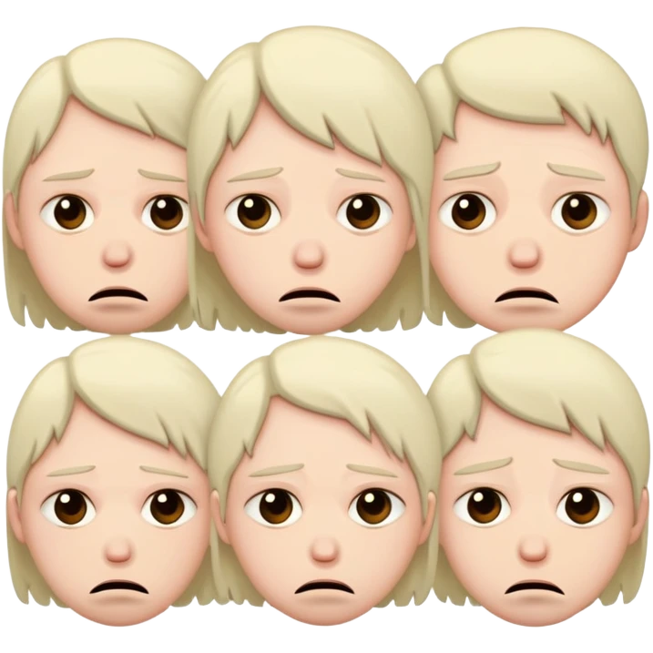 multiple Sad Humans emoji