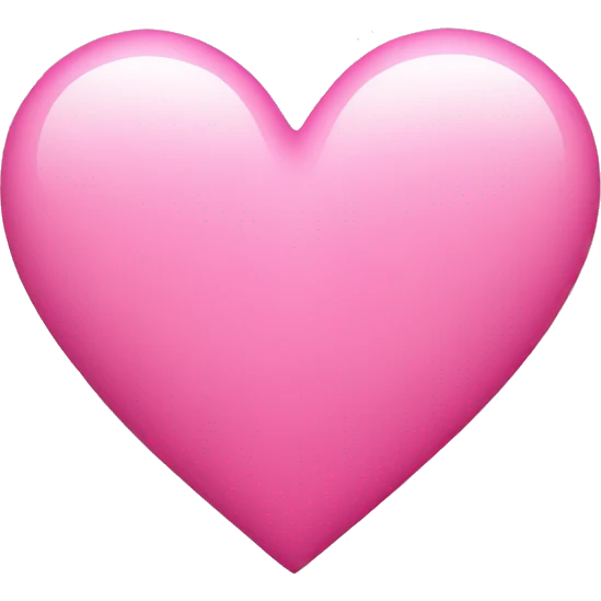 Pink heart emoji