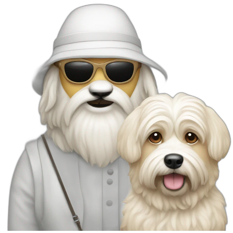 Blind Scot with Maltese terrior emoji