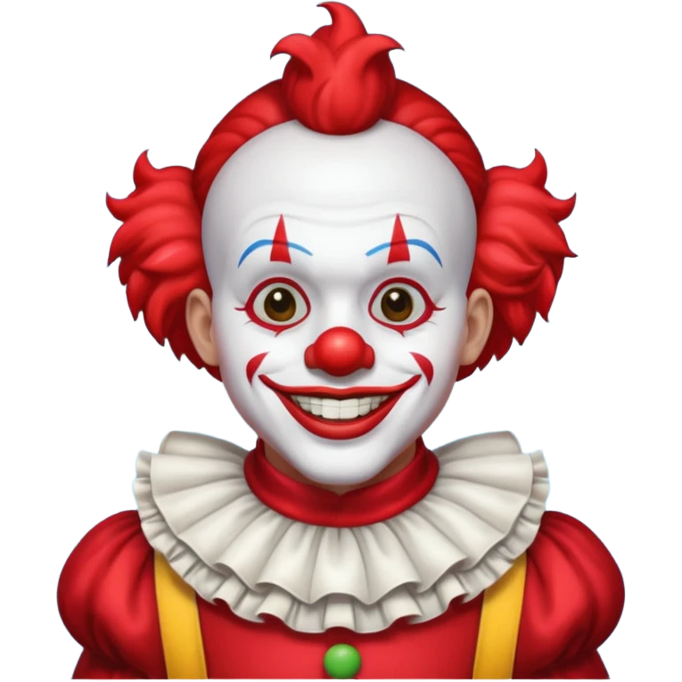red clown red clothes emoji