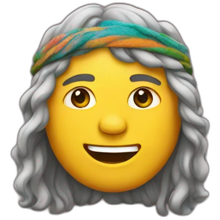 hippie emoji