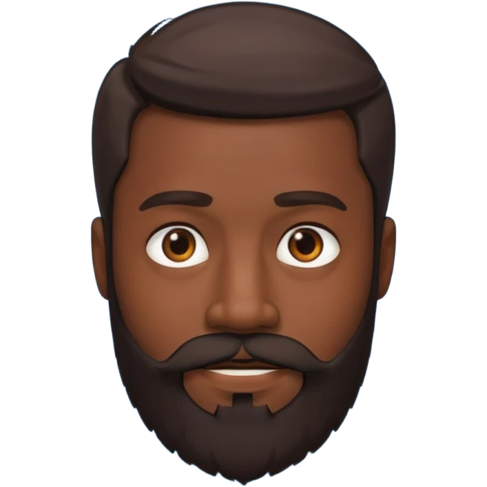 different beard emoji