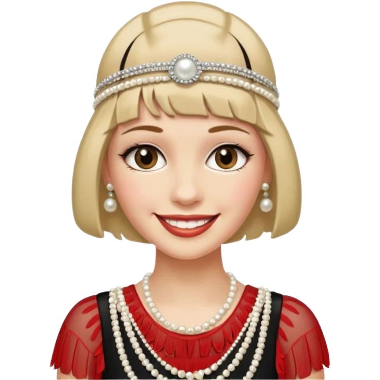 gatsby woman emoji