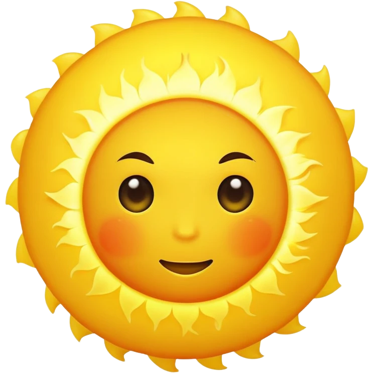 Sun emoji