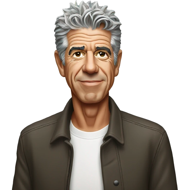 Anthony Bourdain being cool emoji