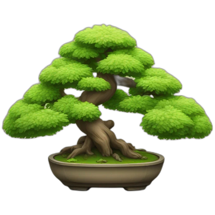 fluffy bonsai emoji
