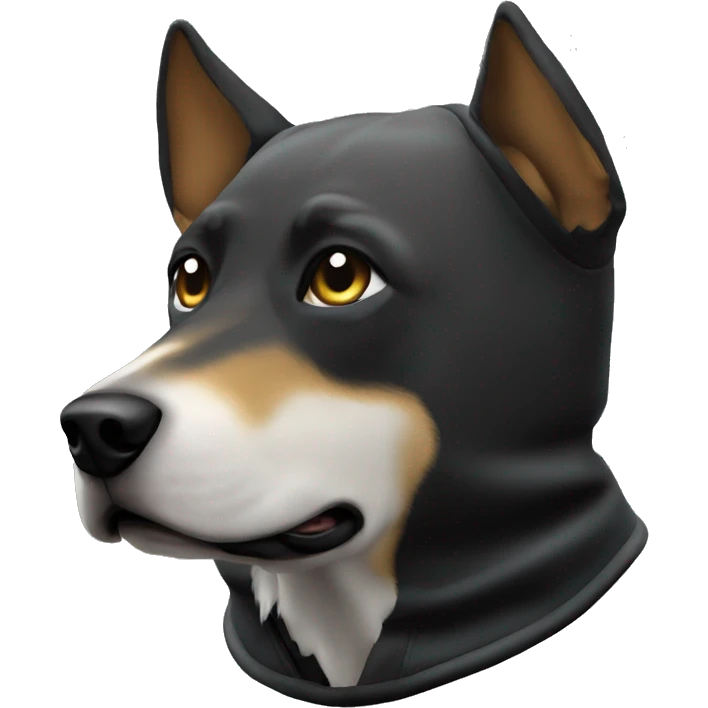 neoprene k9 hood emoji