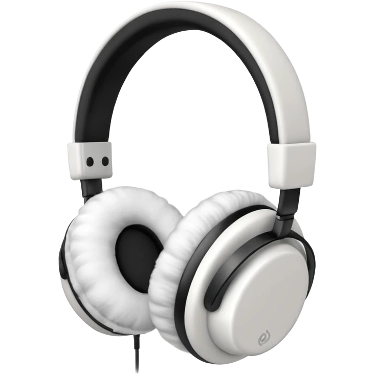 fluffy headphone emoji