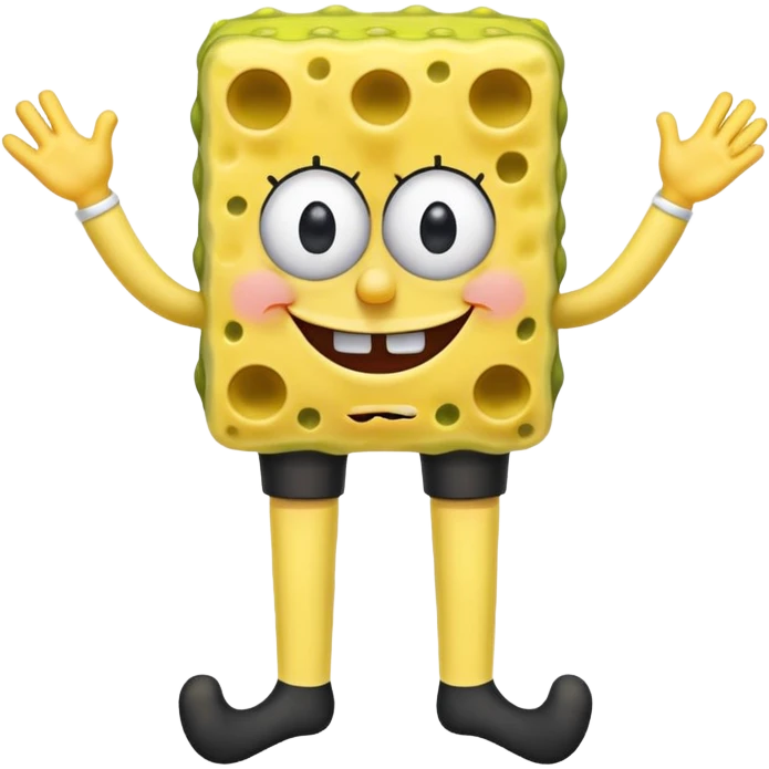 SpongeBob with tights on emoji