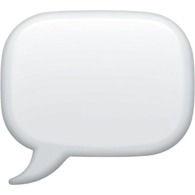 speech bubble emoji