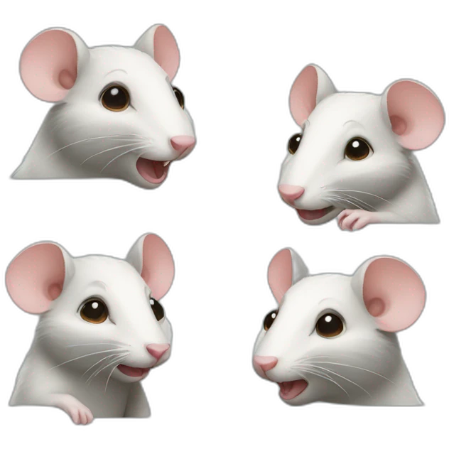 four rats emoji