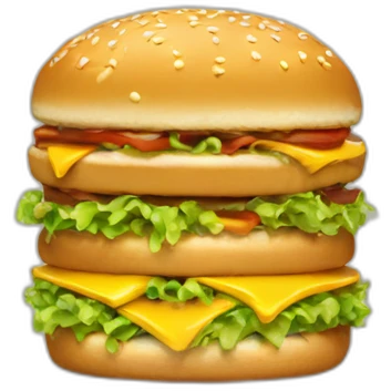 Big mac emoji