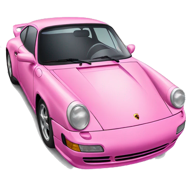 Pink Porsche emoji