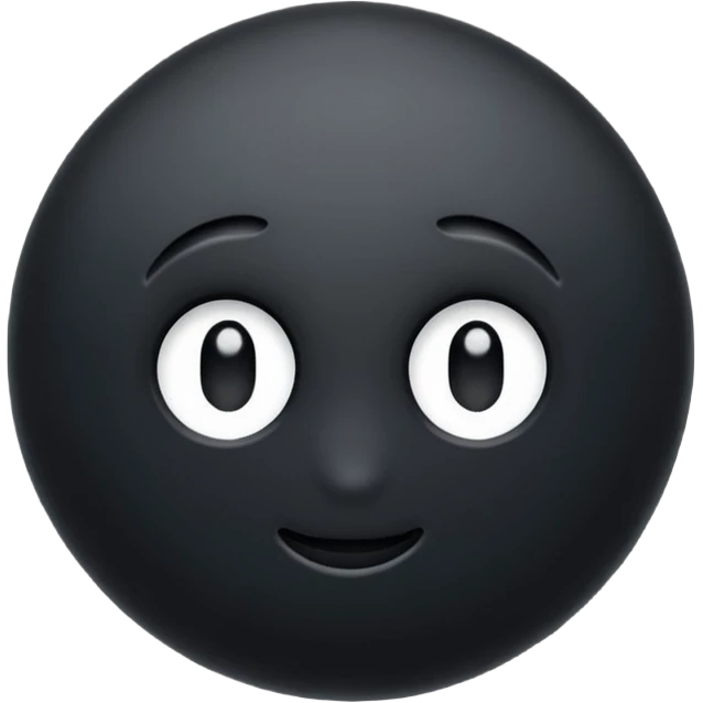 Punto negro emoji