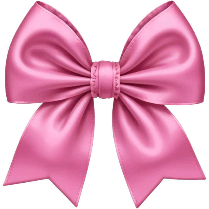Pink bow emoji
