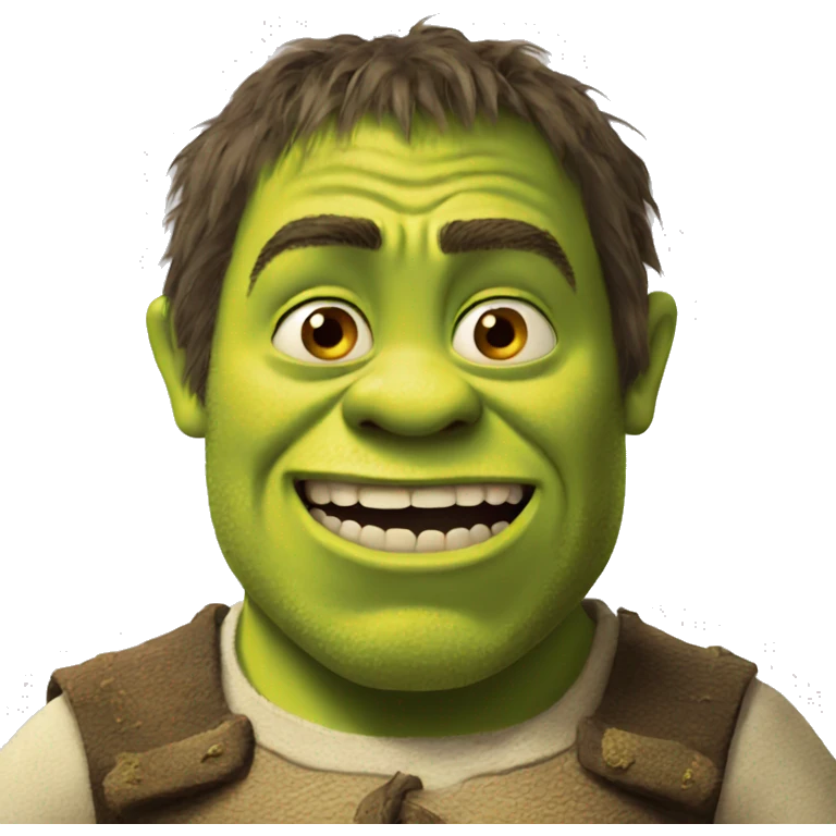 scary shrek emoji