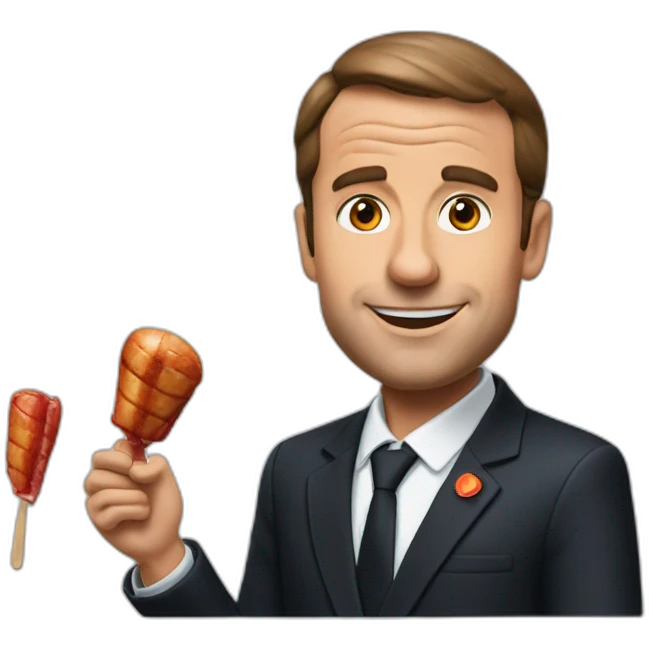 Barbecue Macron emoji