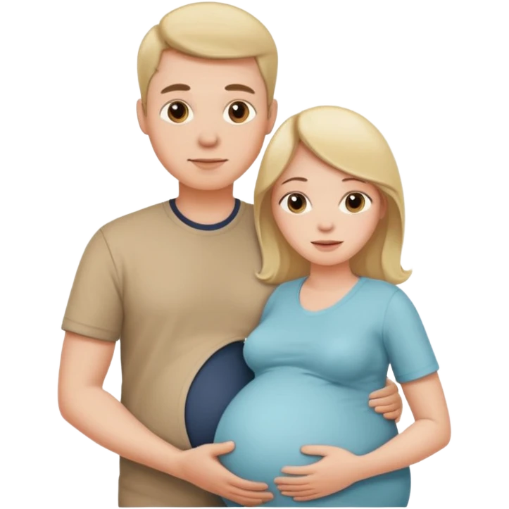 man pregnant woman  emoji