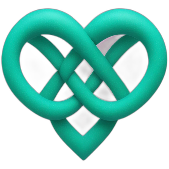 heart as an infinity symbol emoji