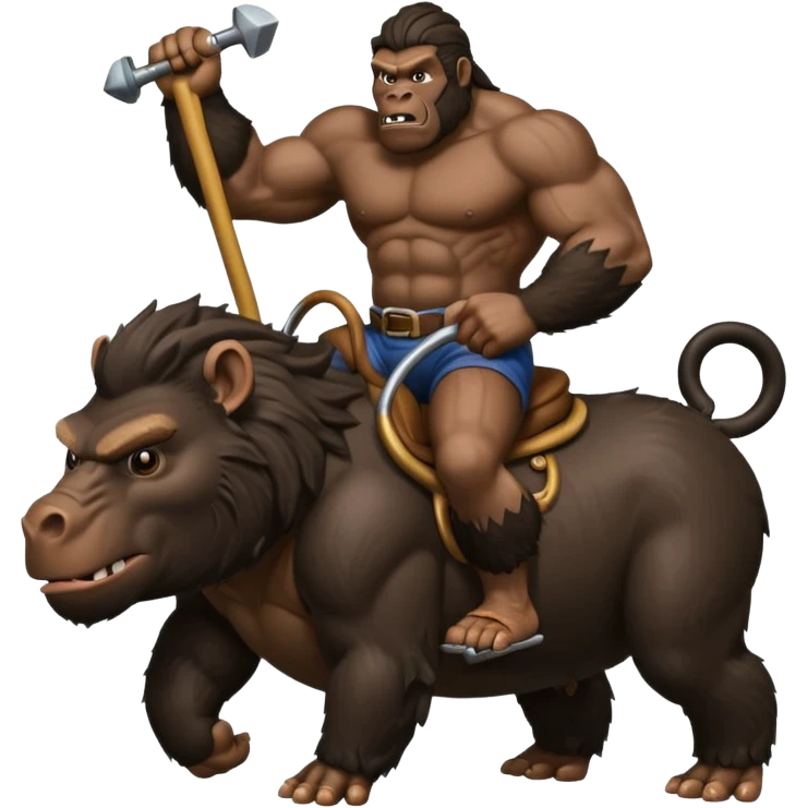 king kong on hog rider clash of clans emoji
