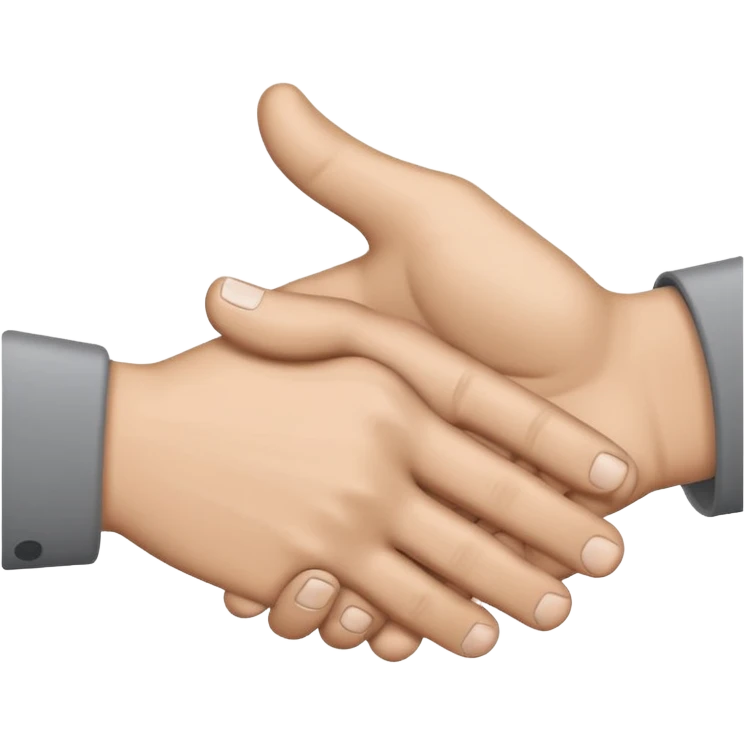 emoji of Handshake with a Slash (broken handshake) emoji