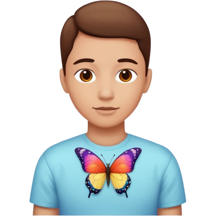 Pibull mit Schmetterling  emoji